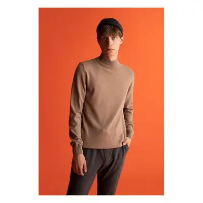 DEFACTO Slim Fit Half Turtleneck Knitwear Sweater