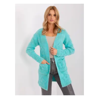 Mint-soft cardigan with pockets