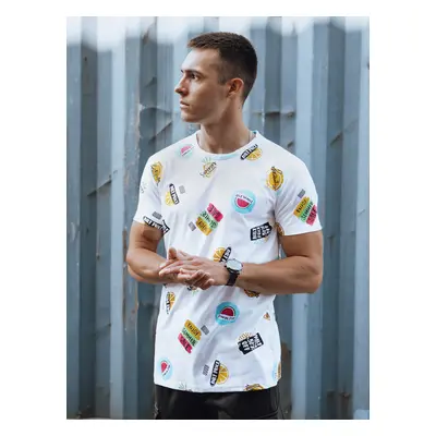 Men's T-shirt with white Dstreet print