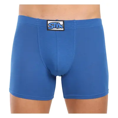 Men's boxers Styx long classic rubber blue