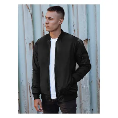 Men's transitional bomber jacket black Dstreet