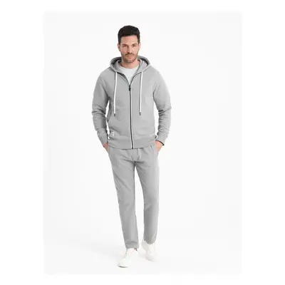 Ombre Men's sweatshirt set unbuttoned sweatshirt + pants