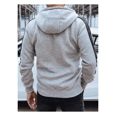 Men's hoodie light gray Dstreet