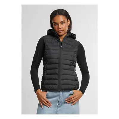 Women's ultra-light quilted vest black