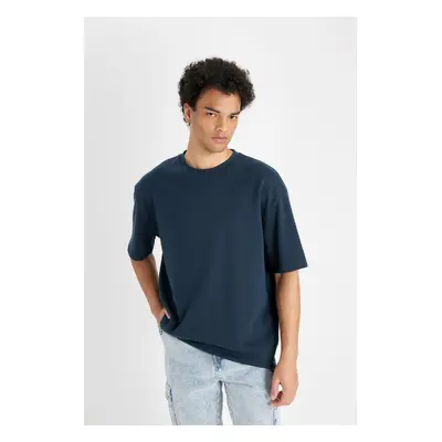 DEFACTO Oversize Fit Crew Neck Heavy Fabric Short Sleeve T-Shirt