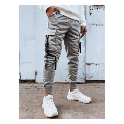 Men's Grey Cargo Pants Dstreet