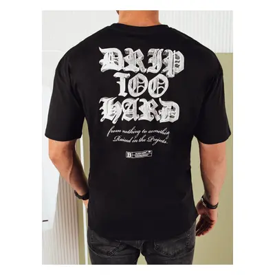 Men's T-shirt with black Dstreet print