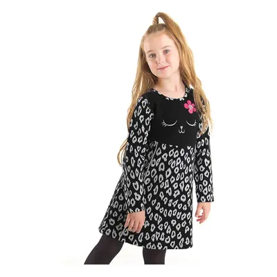 Denokids Floral Cat Girl Dress