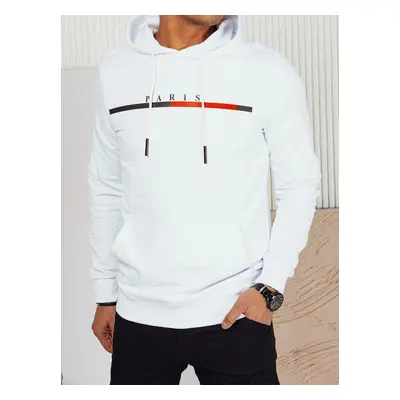 Men's sweatshirt with print white Dstreet