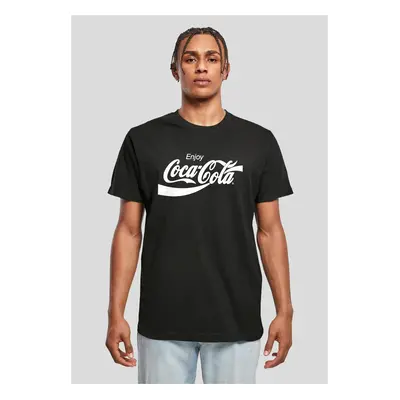 Men's T-shirt with Coca Cola logo black