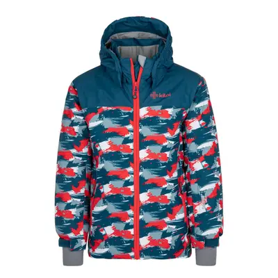 Boys' ski jacket Kilpi ATENI-JB turquoise