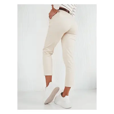 CHITRAS ecru women's chino pants Dstreet