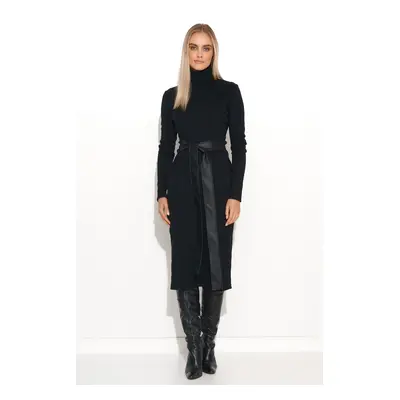 Női ruha Makadamia Makadamia_Dress_M689_Black