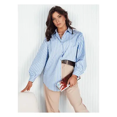 MARTIE women's shirt blue and white Dstreet