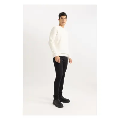 DEFACTO Skinny Leg Gabardine Chino Canvas Trousers