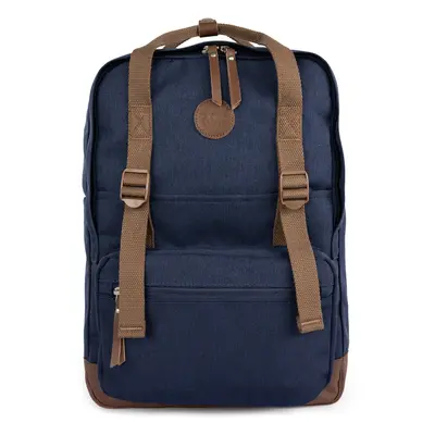 Himawari Unisex's Backpack tr23202-9 Navy Blue