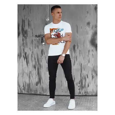 Men's T-shirt with white Dstreet print