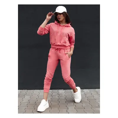 Women's hoodie TRENDHOOD coral Dstreet