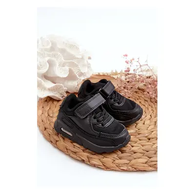 Children's Velcro Sneakers Black Krissandra