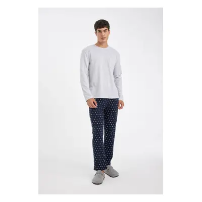 DEFACTO Regular Fit Long Sleeve Pajama Set