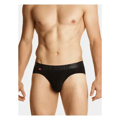 Men's sports briefs made of Pima cotton ATLANTIC - black