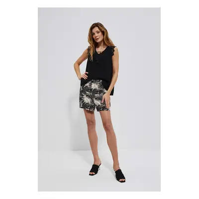 Shorts with tropical print