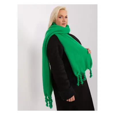 Green Smooth Winter Scarf