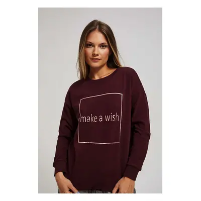 Simple sweatshirt with print