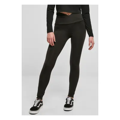 Women's Recycled Leggings Waist Black