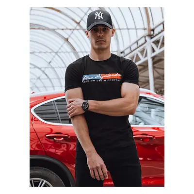 Men's Black T-Shirt Dstreet