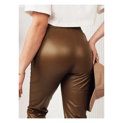 BRIAL Women's Waxed Camel Pants Dstreet