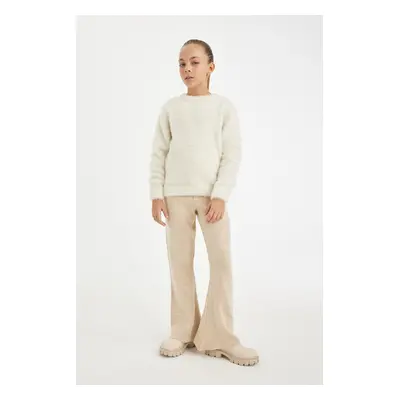 DEFACTO Girl Flare Fit Bell-bottom Trousers