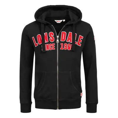 Férfi melegítő felső Lonsdale 117141-Black/Red/White