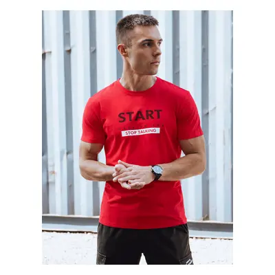 Men's Red T-Shirt Dstreet