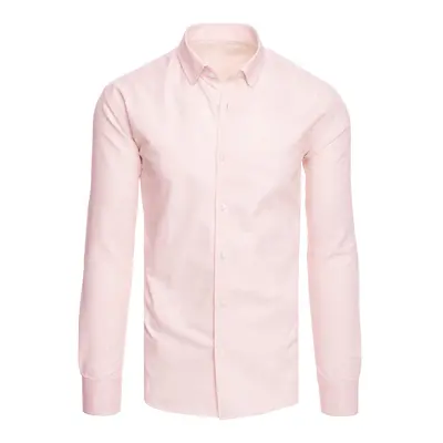 Men's Solid Pink Dstreet Shirt