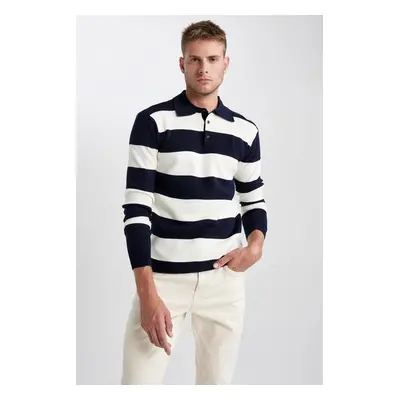 DEFACTO Standard Fit Polo Neck Knitwear Sweater