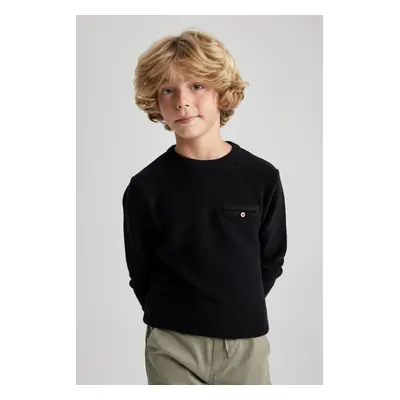 DEFACTO Boy's Crew Neck Knitwear Sweater