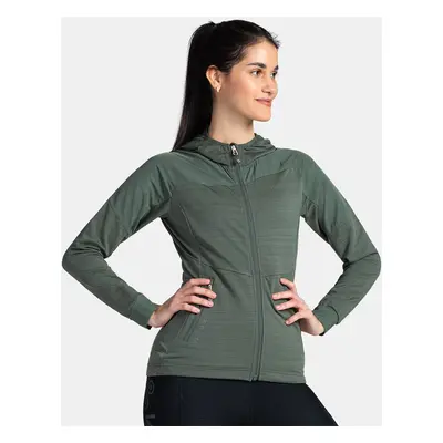 Women's technical sweatshirt KILPI MEMPHIS-W Dark green