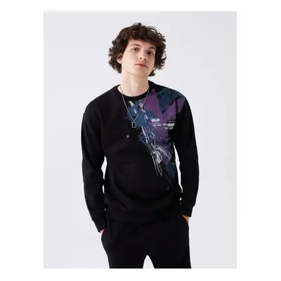 LC Waikiki Crew Neck Long Sleeve Printed Men's Sweatshirt