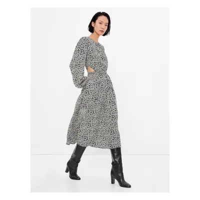 GAP Patterned Midi Dress Lenzing™ Ecovero™ - Women