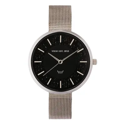 VUCH Sparkly Dark Silver Watch