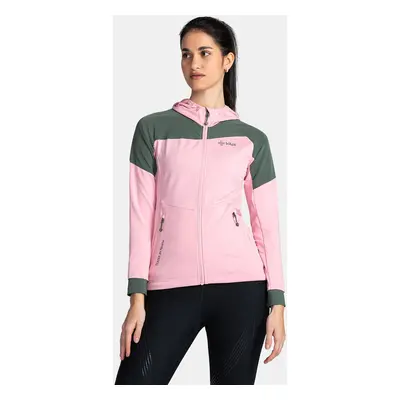 Women's technical sweatshirt KILPI MEMPHIS-W Light pink