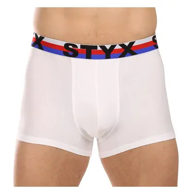 Men's Boxer Shorts Styx Sports Rubber White Tricolor