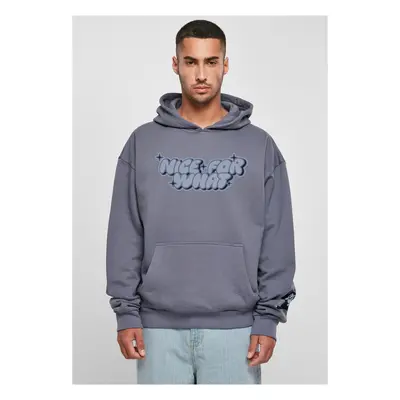 Men's Sweatshirt Nice For What ultra Heavy Oversize Hoodie - Blue