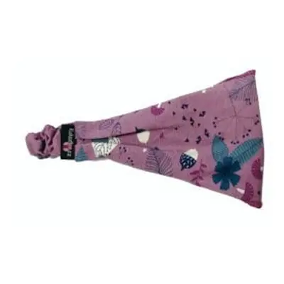 Girl's scarf - lilac petals - 11cm