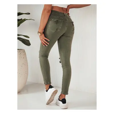 NOEL Women's Denim Pants Green Dstreet