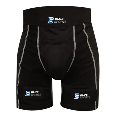 Shorts with jockstrap Blue Sports Pro Velcro Compression SR