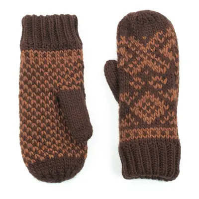 Art Of Polo Woman's Gloves Rk14165-4 Light Brown/Brown