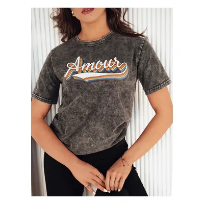 AMOURETTE women's T-shirt grey Dstreet