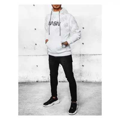 Men's Hooded Sweatshirt White Dstreet